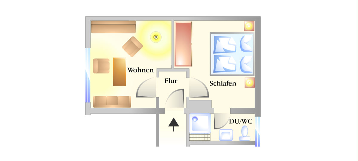 Grundriss Appartement 7